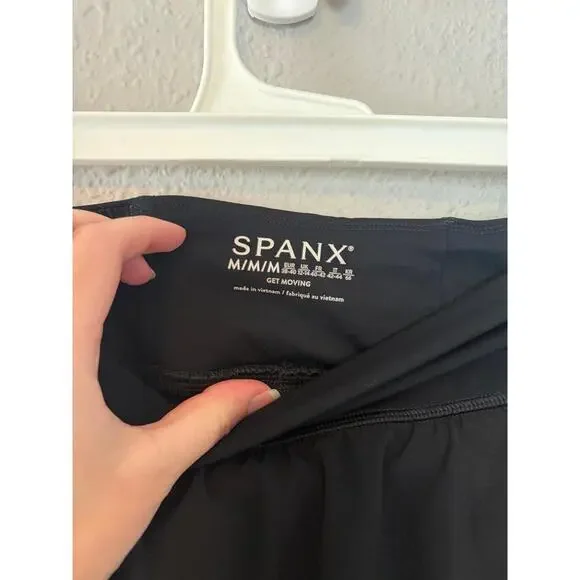 Spanx black athletic skort size M - Picture 2 of 5